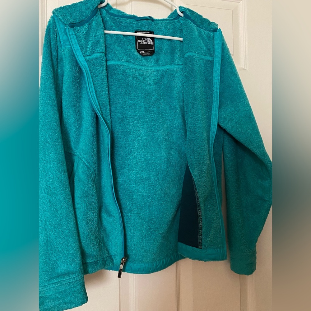 Women’s fleece north face full zip jacket